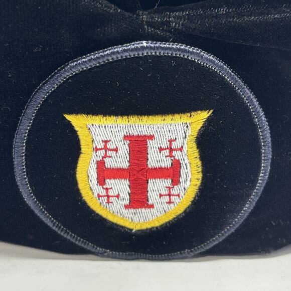 Equestrian Order Of The Holy Sepulchre Of Jerusalem Chapeau Black VTG 23.5” RARE - Picture 4 of 7